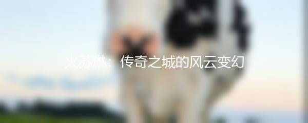 火苏琳：传奇之城的风云变幻