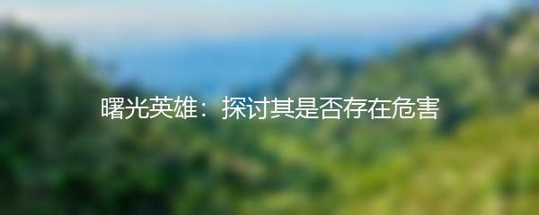 曙光英雄：探讨其是否存在危害