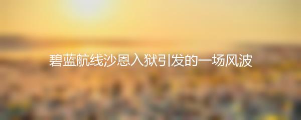 碧蓝航线沙恩入狱引发的一场风波