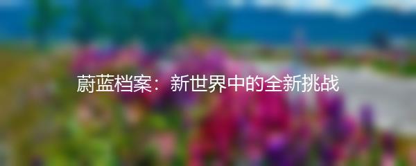 蔚蓝档案：新世界中的全新挑战