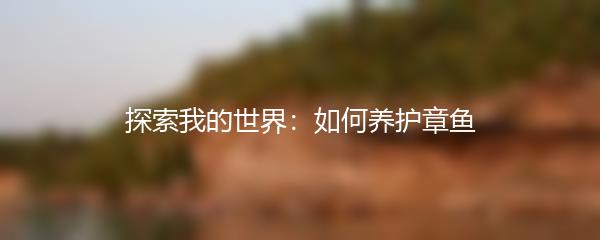 探索我的世界：如何养护章鱼