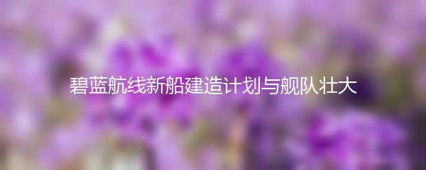 碧蓝航线新船建造计划与舰队壮大