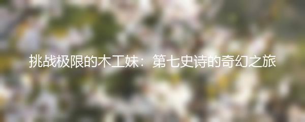 挑战极限的木工妹：第七史诗的奇幻之旅