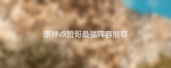 原神点赞哥最强阵容推荐