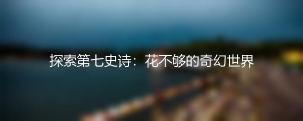 探索第七史诗：花不够的奇幻世界