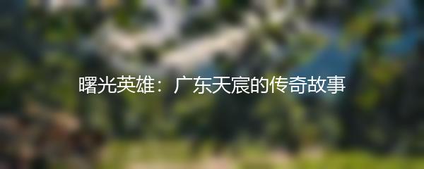 曙光英雄：广东天宸的传奇故事