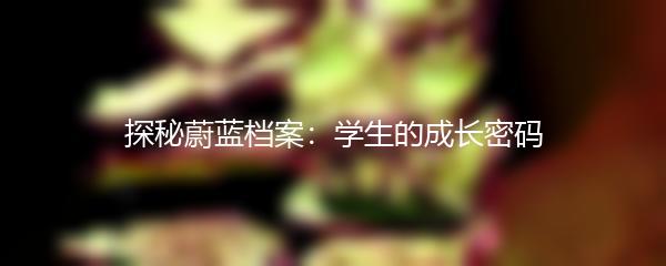 探秘蔚蓝档案：学生的成长密码