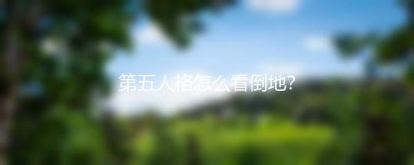 第五人格怎么看倒地？