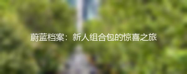蔚蓝档案：新人组合包的惊喜之旅