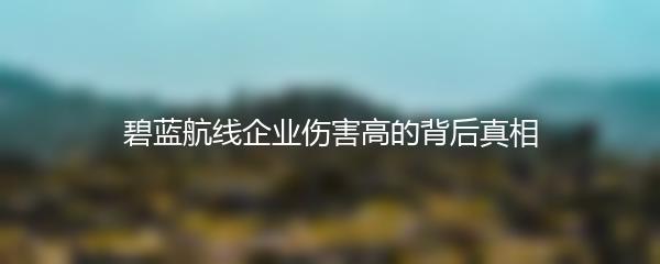 碧蓝航线企业伤害高的背后真相