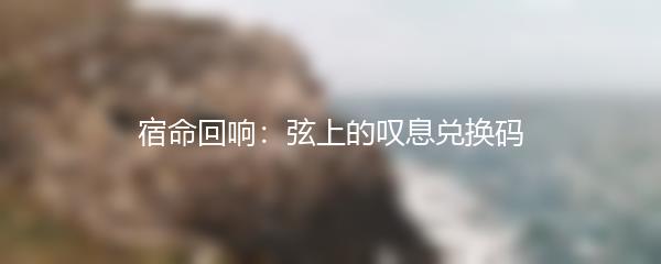 宿命回响：弦上的叹息兑换码