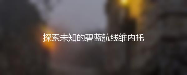 探索未知的碧蓝航线维内托
