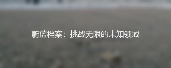 蔚蓝档案：挑战无限的未知领域