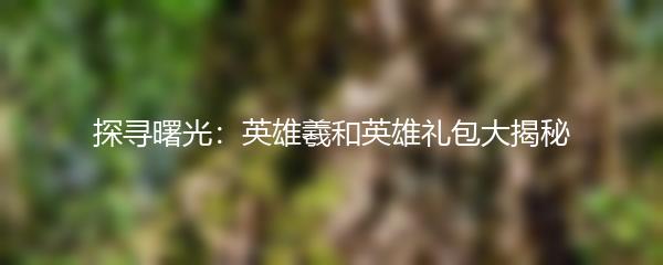 探寻曙光：英雄羲和英雄礼包大揭秘