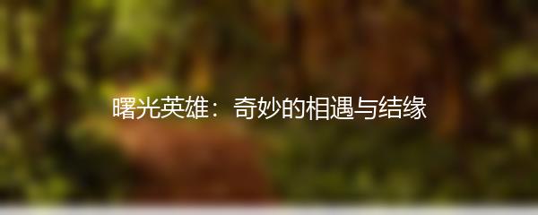 曙光英雄：奇妙的相遇与结缘