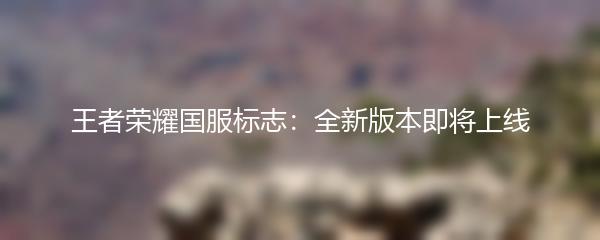 王者荣耀国服标志：全新版本即将上线