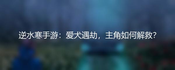 逆水寒手游：爱犬遇劫，主角如何解救？