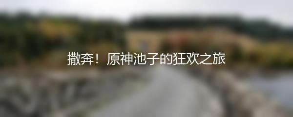 撒奔！原神池子的狂欢之旅