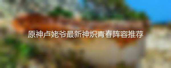 原神卢姥爷最新神炽青春阵容推荐
