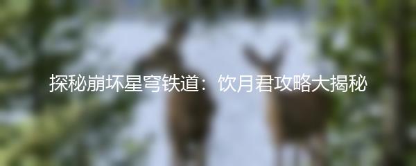 探秘崩坏星穹铁道：饮月君攻略大揭秘