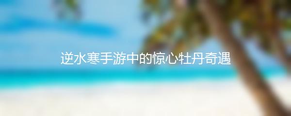 逆水寒手游中的惊心牡丹奇遇